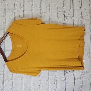 a new day Women's Short Sleeve Top in Mustard
